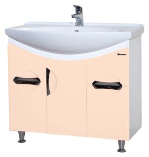 Тумба под раковину Bellezza Лагуна 85см бежевый 00000001394